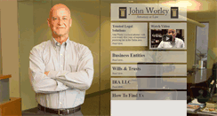 Desktop Screenshot of johnworleyattorney.com