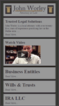 Mobile Screenshot of johnworleyattorney.com